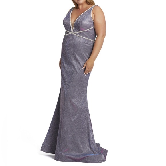 NWT Mac Duggal Sleeveless Dress 48895 Sz 16W - Picture 1 of 12